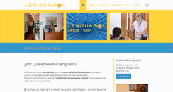 Desktop Screenshot of lenguasol.net